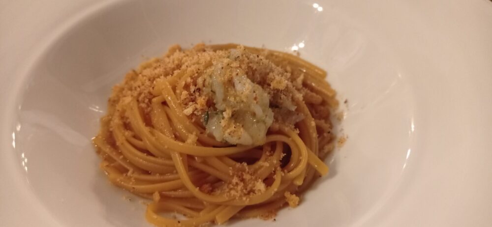 Il Poeta Contadino - Linguine con crema di gamberi