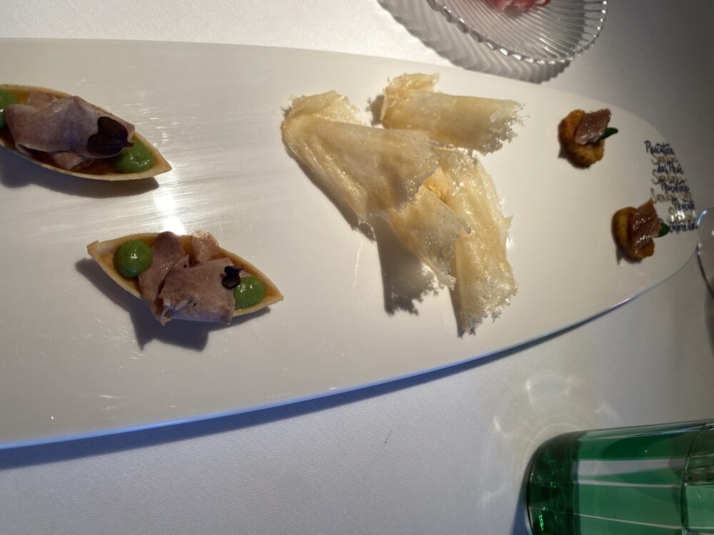 Dal Pescatore - amuse bouche