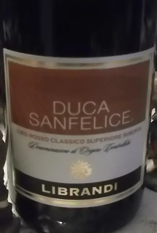 Cir Rosso Classico Superiore Riserva Doc Duca Sanfelice 2013