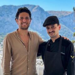 Alfredo Celio e lo chef Alessandro Cosentino- La Palette Ristorante, Capri