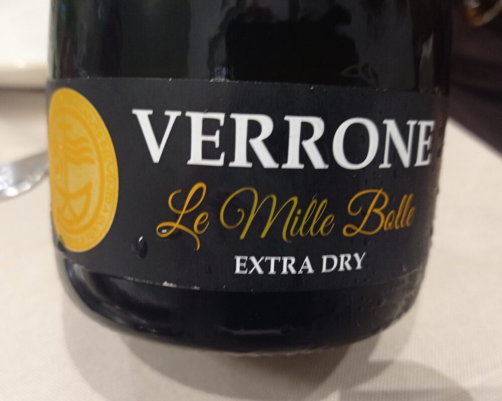 Vino Spumante Bianco Le MIlle Bolle Extra Dry Verrone