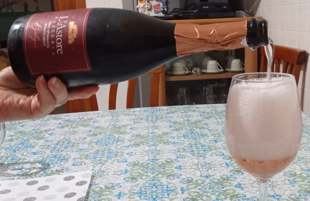 Vino Spumante Rosato Brut Biologico L'Astore Masseria