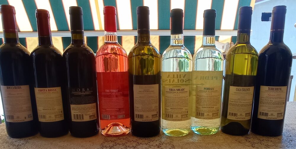 Controetichette vini Santadi - Nuove annate