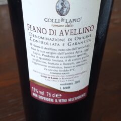 Controetichetta Fiano di Avellino Docg 2005 Romano Clelia Colli di Lapio