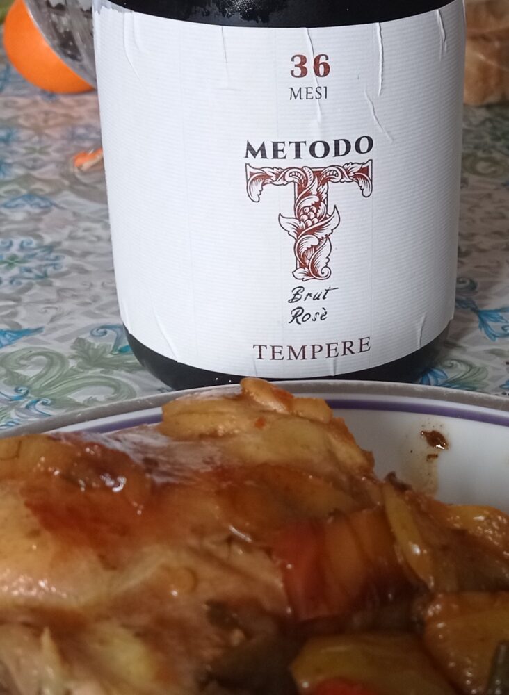 36 Mesi Spumante Rosè Brut Metodo Classico Tempere