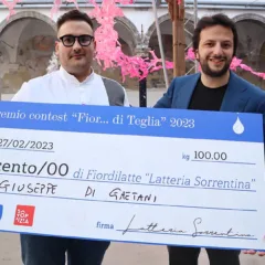 Il vincitore Giuseppe Di Gaetani con Giovanni Amodio