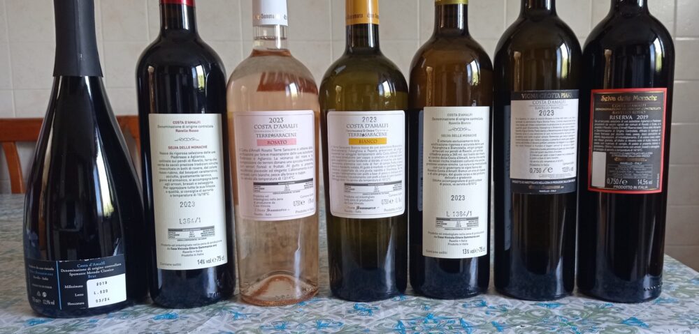 Controetichette vini Ettore Sammarco