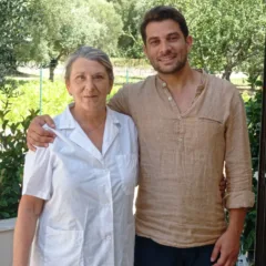Luciano John Crocamo e mamma Eva Guida
