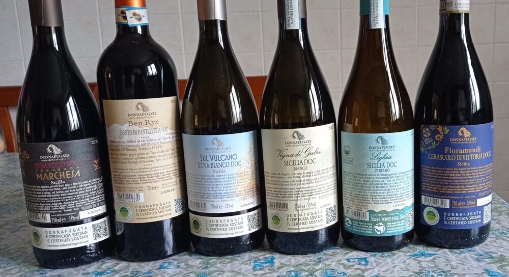 Controetichette vini Donnafugata