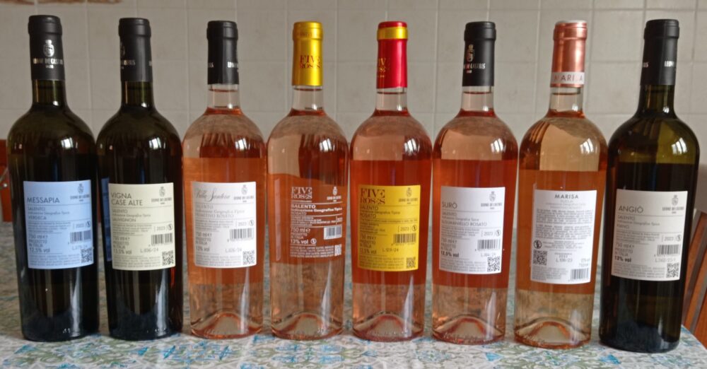 Controetichette vini Leone De Castris