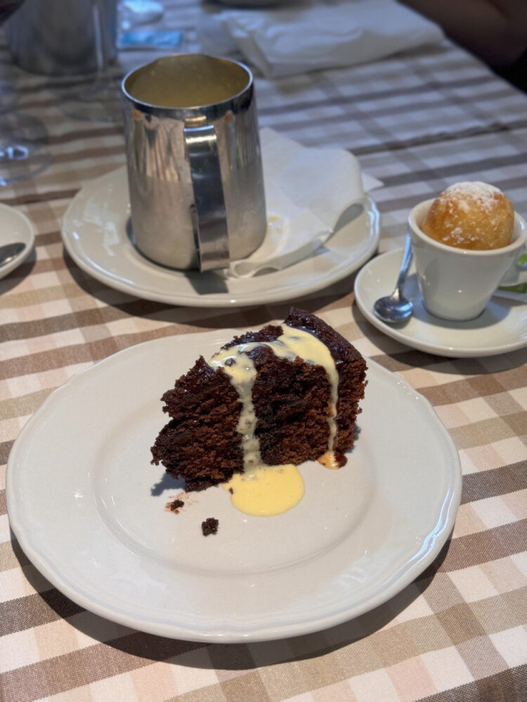 Torta all'aglianico e crema gialla , Brigida Cucina Napoletana