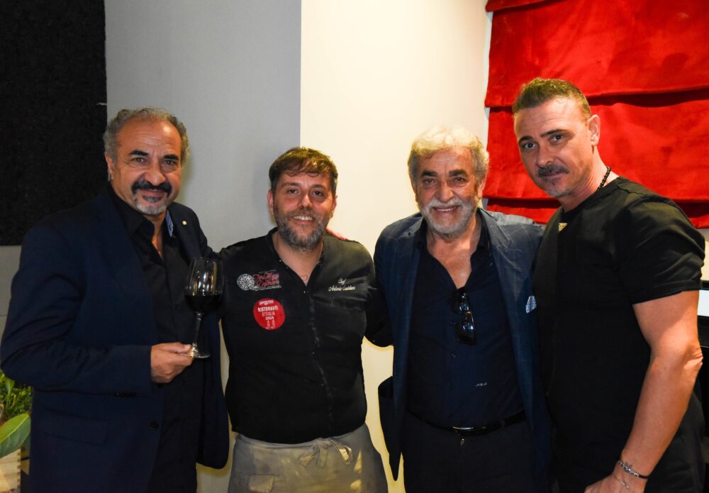 da sx Giuseppe Giorgio, Antonio Castellano, Nicola Di Filippo e Pasquale Casillo