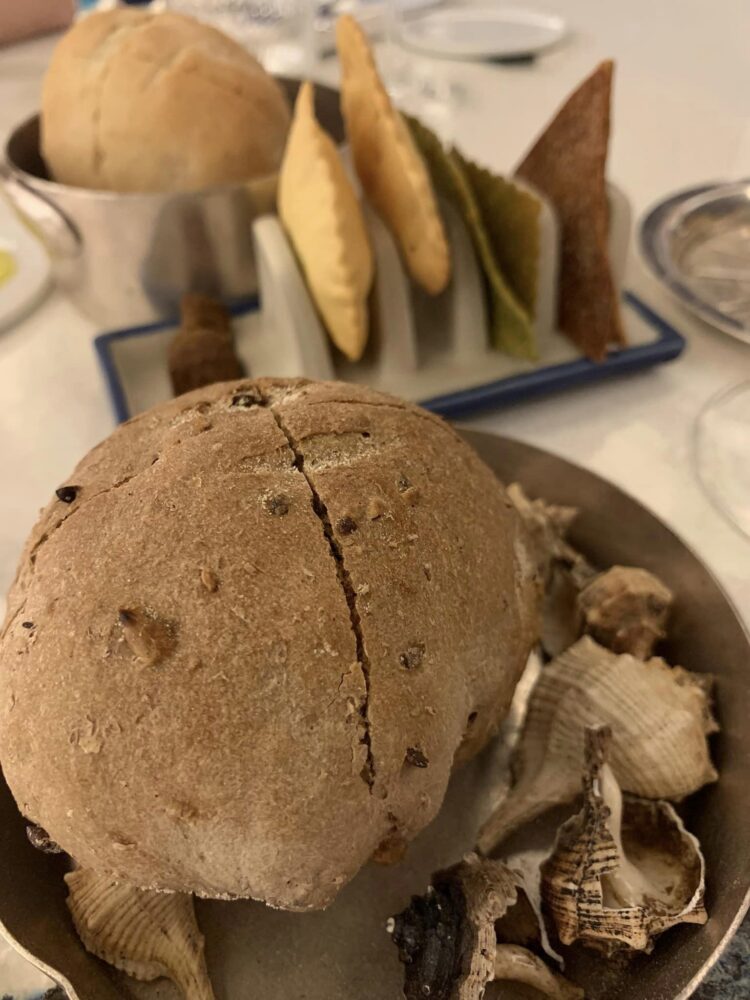 Taverna del Capitano, pane e crackers