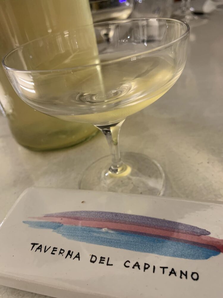 Taverna del Capitano, kombucha al limone