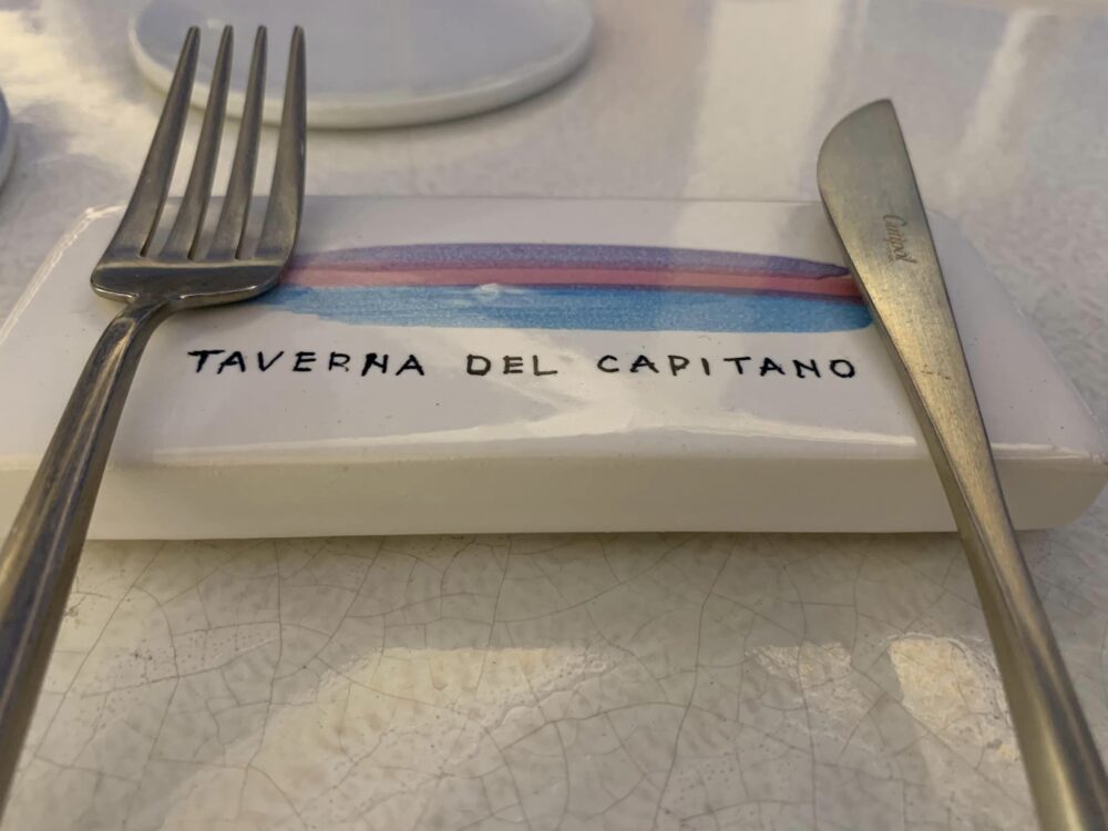 Taverna del Capitano, segnaposto