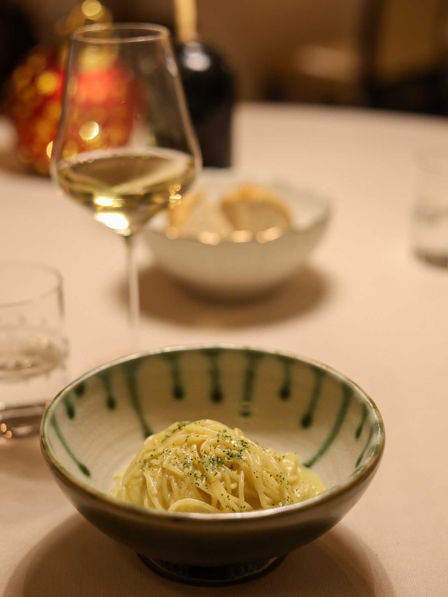 Peppe Guida, Spaghettini all'acqua di limone olio e provolone