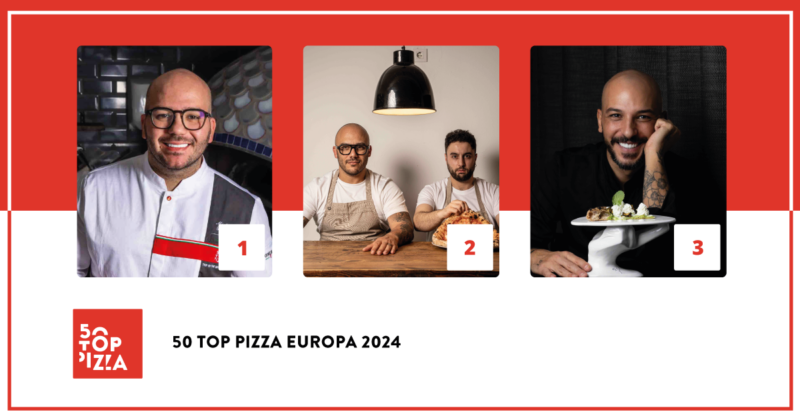 Il podio di 50 Top Pizza Europa 2024