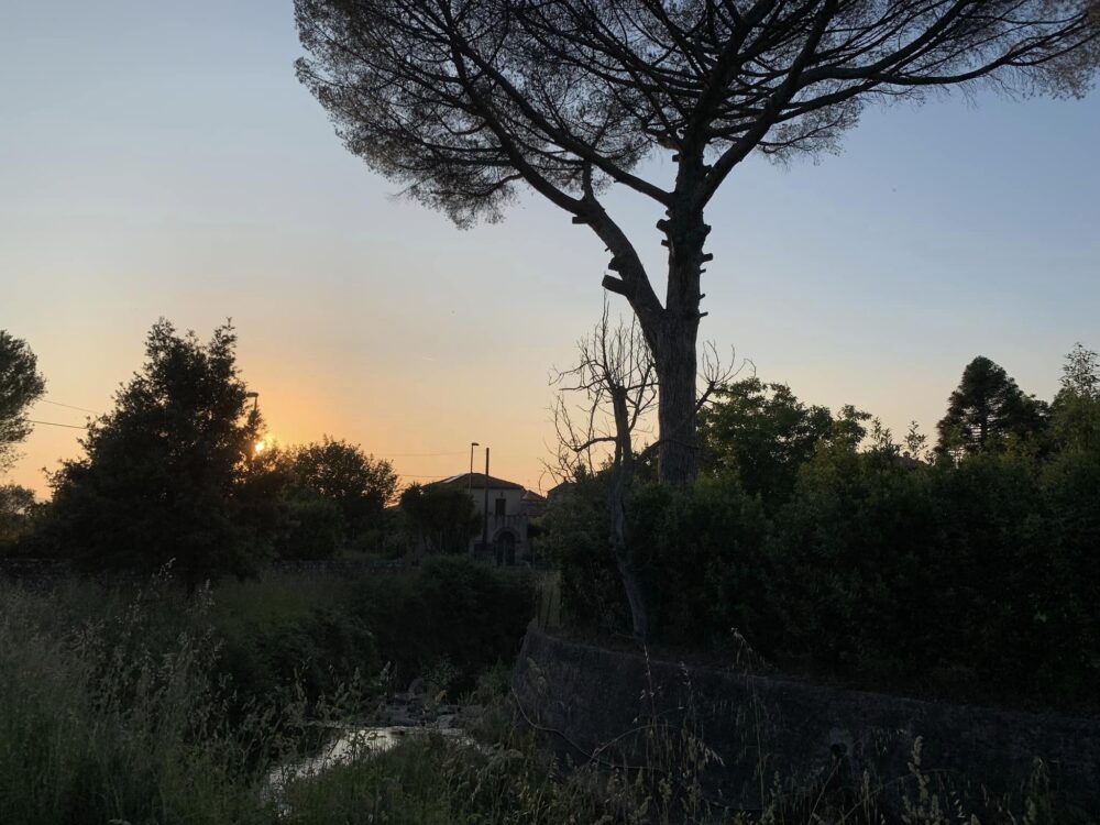 Uno scorcio al tramonto di Massa, Vallo della Lucania