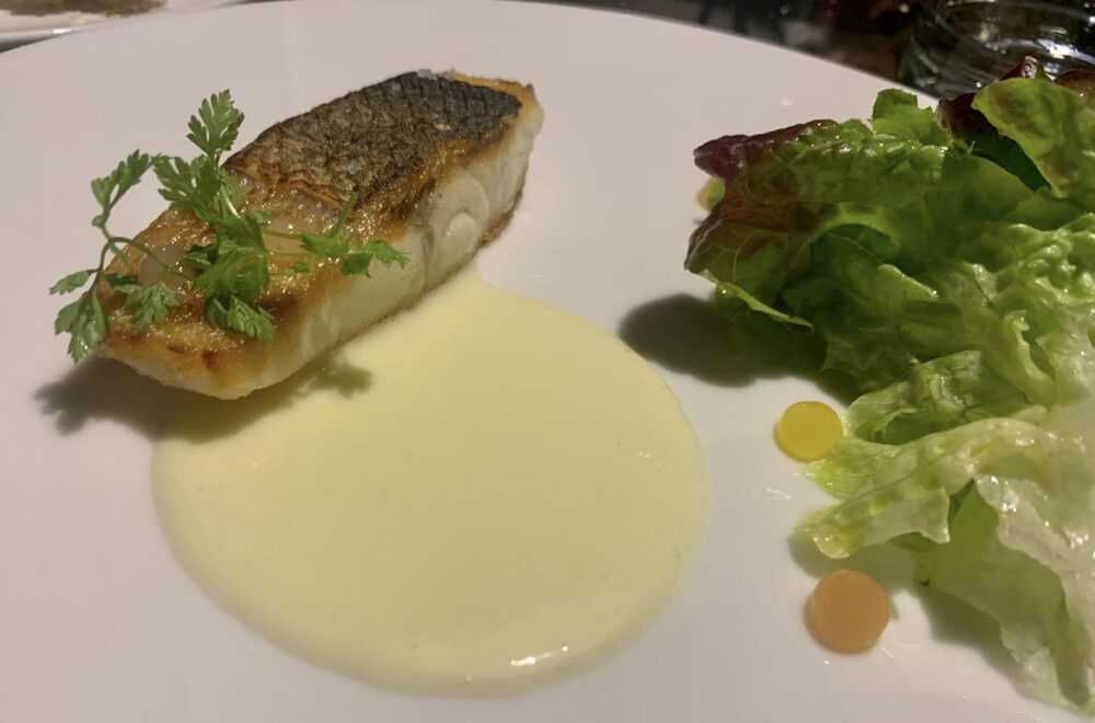 Ristorante Aquadulcis, il branzino