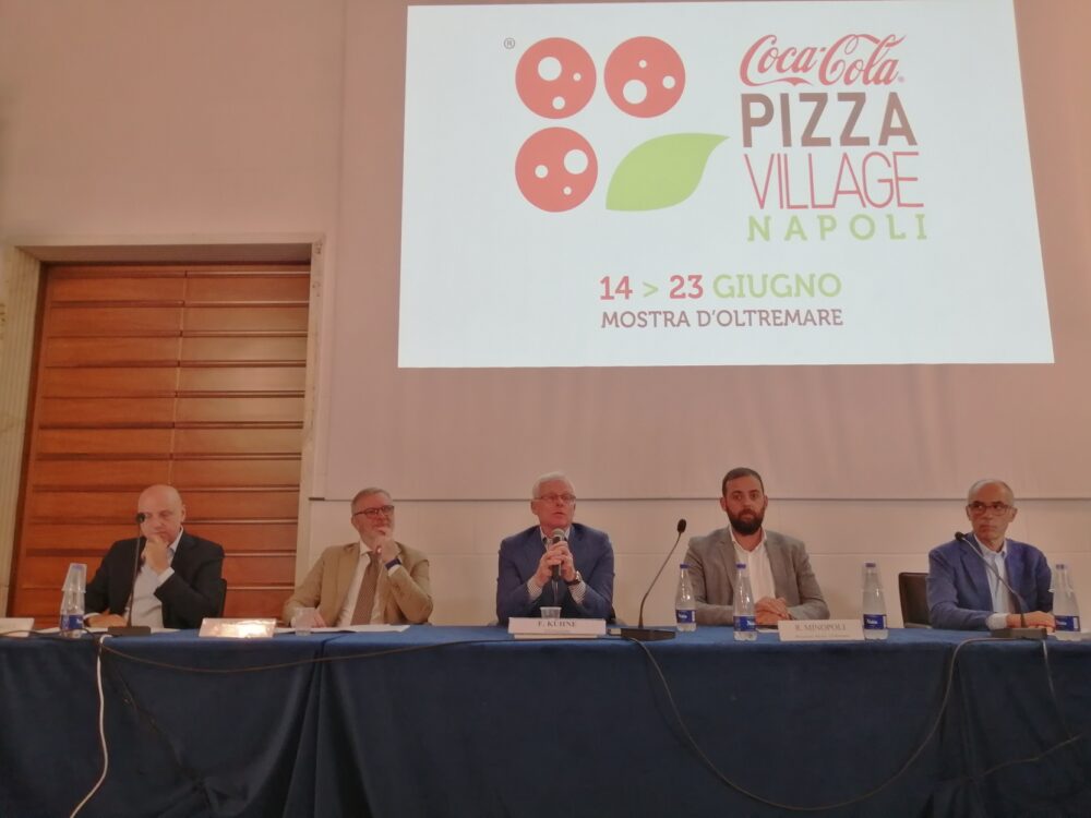 Conferenza stampa Coca-Cola Pizza Village Napoli