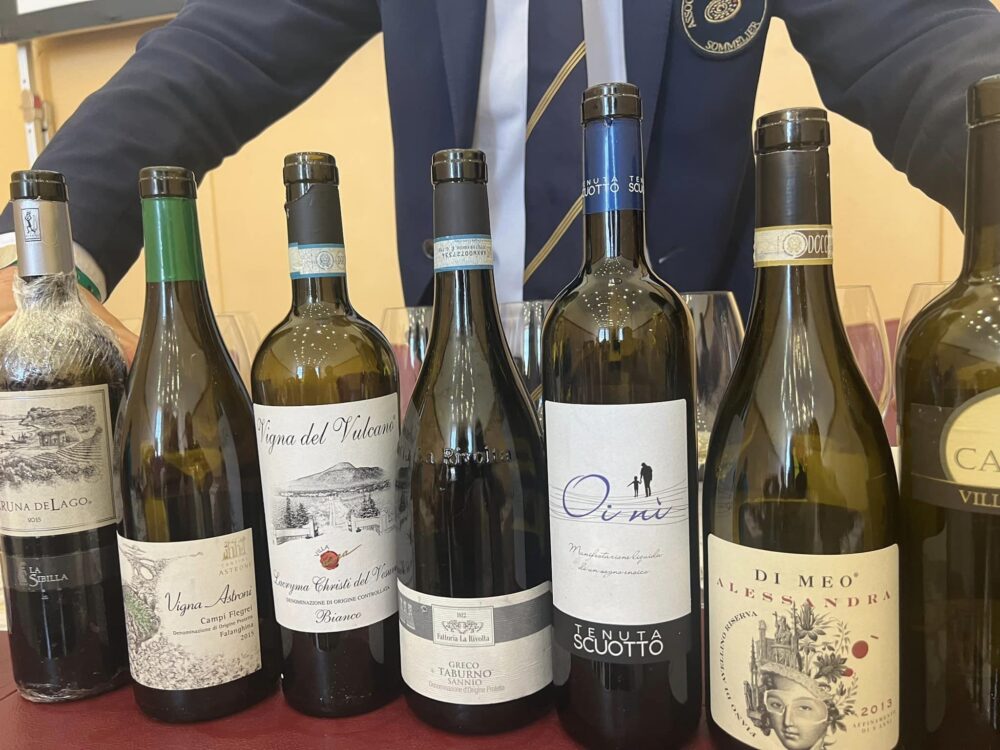 Degustazione di bianchi campania invecchiati 2024