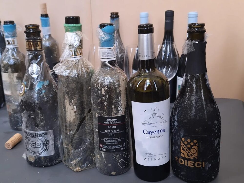 UnderWater Wines in degustazione foto credit M.P.