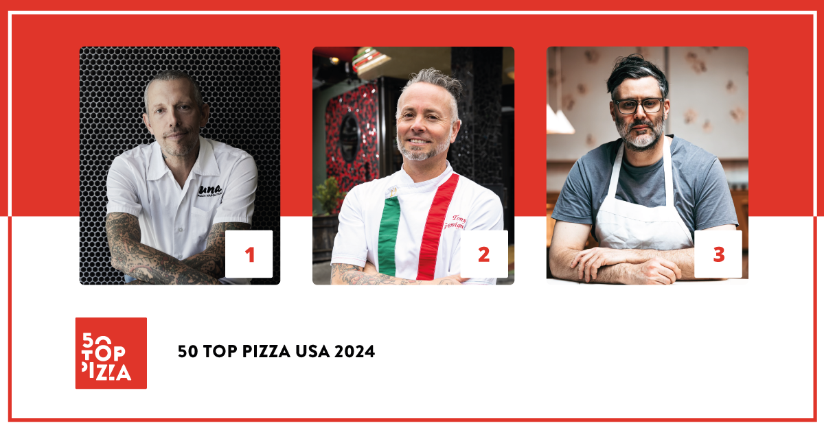 Il podio di 50 Top Pizza USA 2024