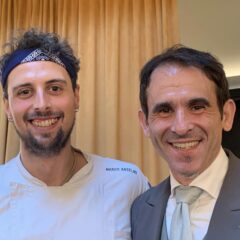 OSMO Cucina a Firenze, lo chef Marco Anselmi con Domenico Napolitano, restaurant manager