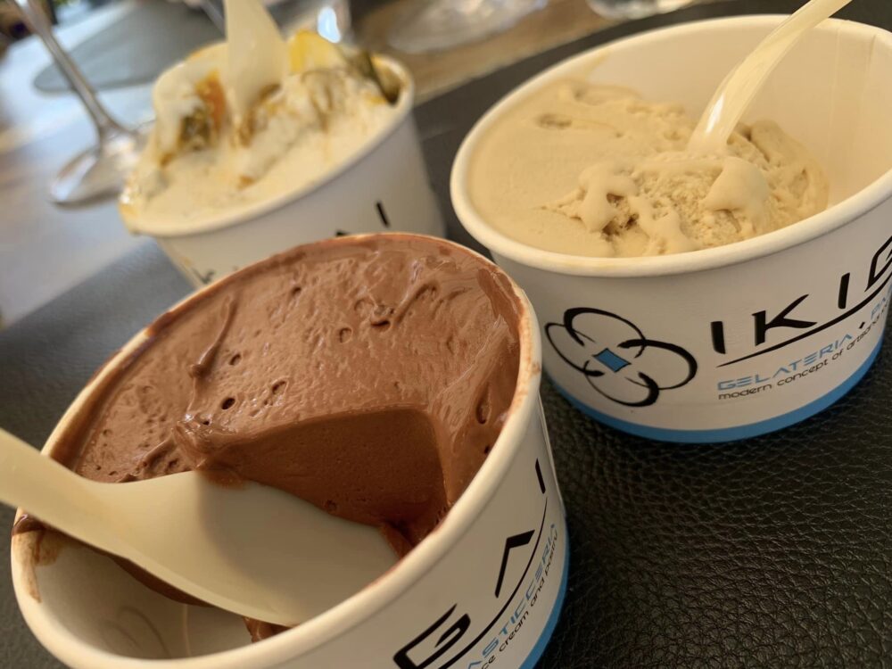 Gelateria Ikigai, degustazione gelati