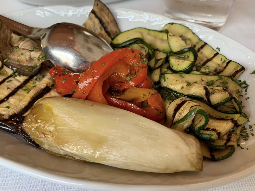 Trattoria dall'Oste Firenze, verdure grigliate