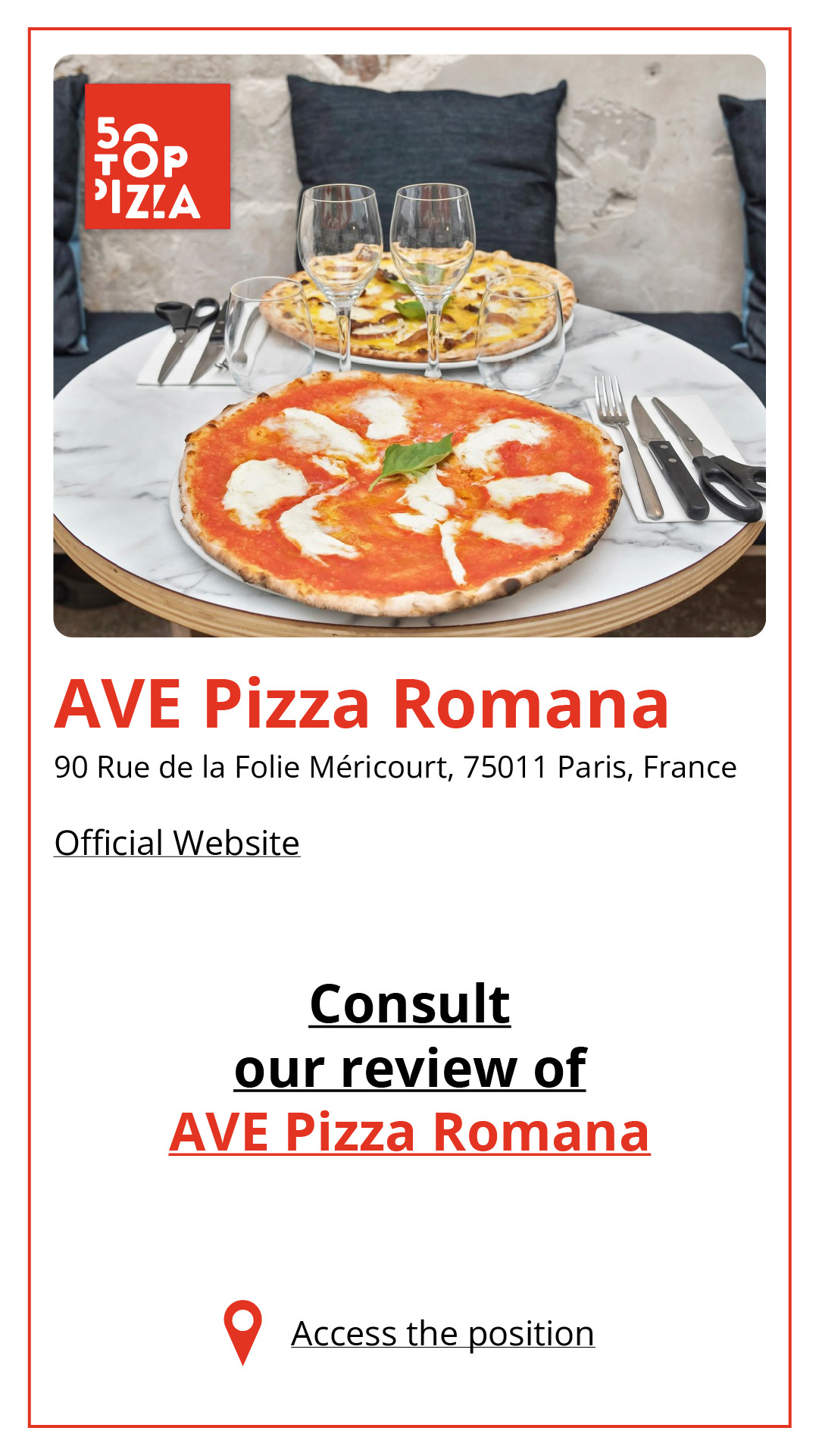 AVE Pizza Romana