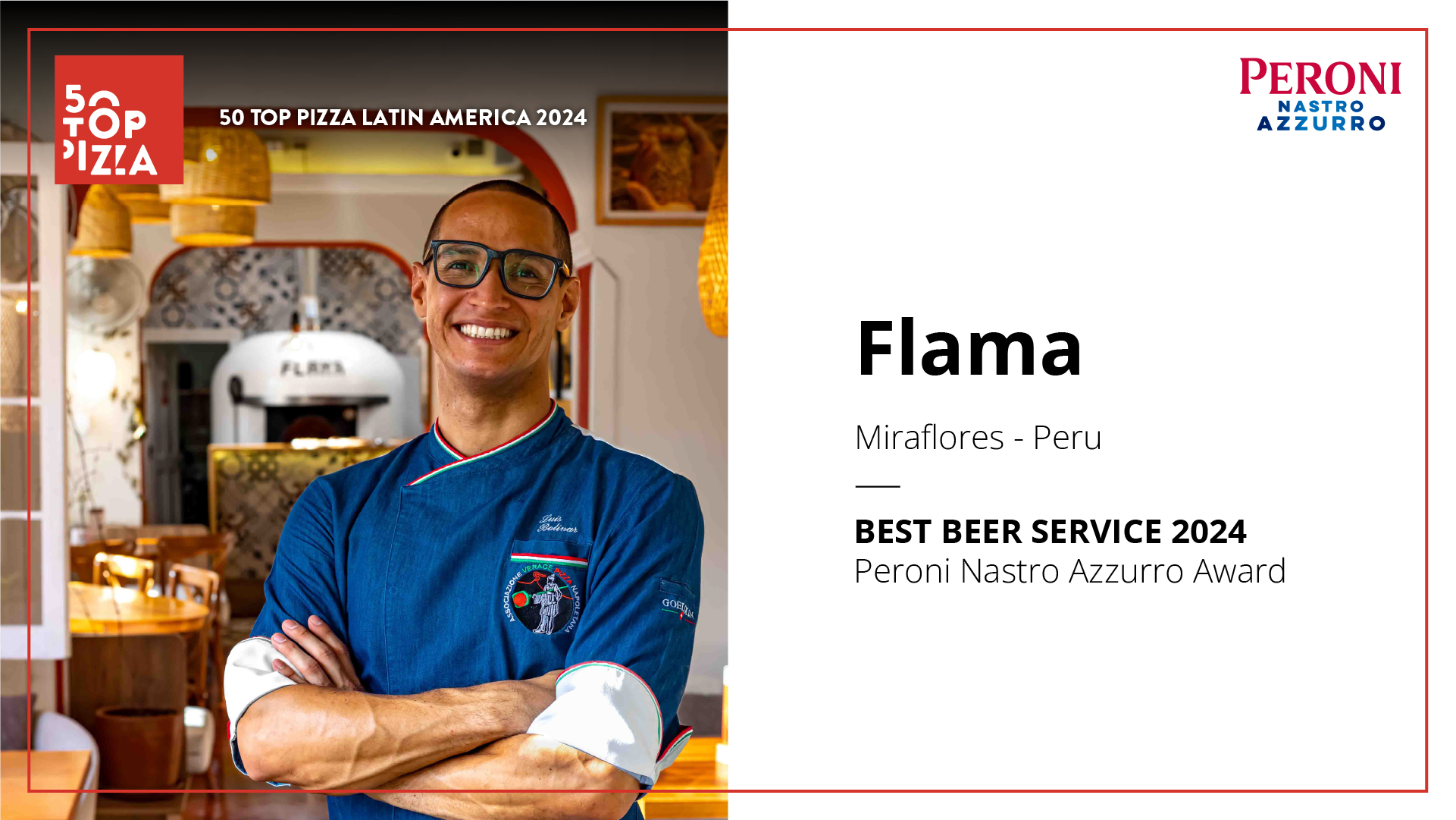 Flama - 50 Top Pizza Latin America 2024