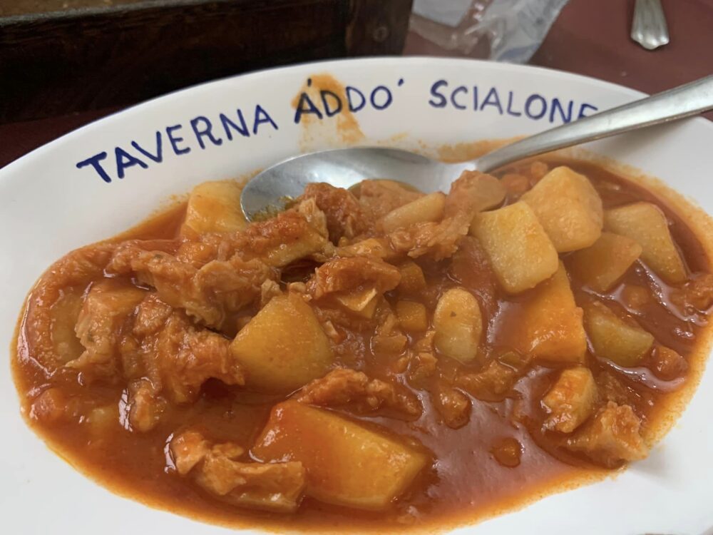 Taverna addo' Scialone, la trippa