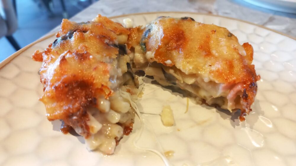 Frittatina di parmigiana bianca - Sapureat