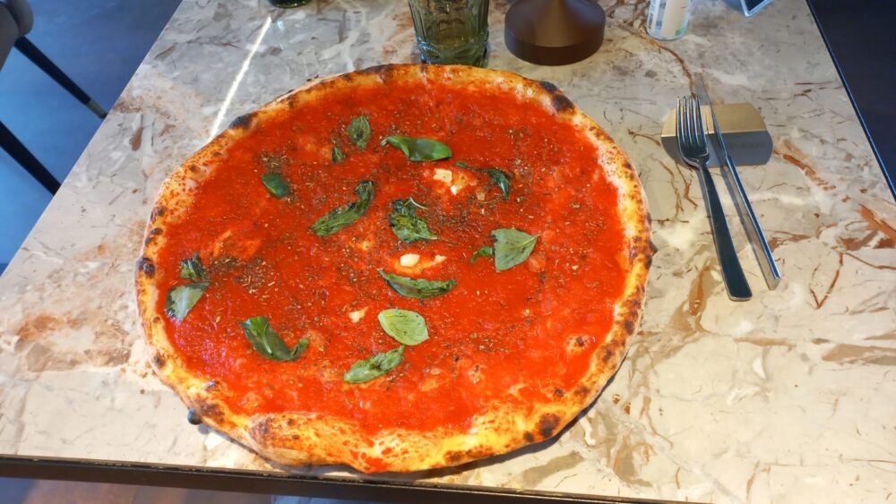 Pizza Marinara a ruota di carro - Sapureat