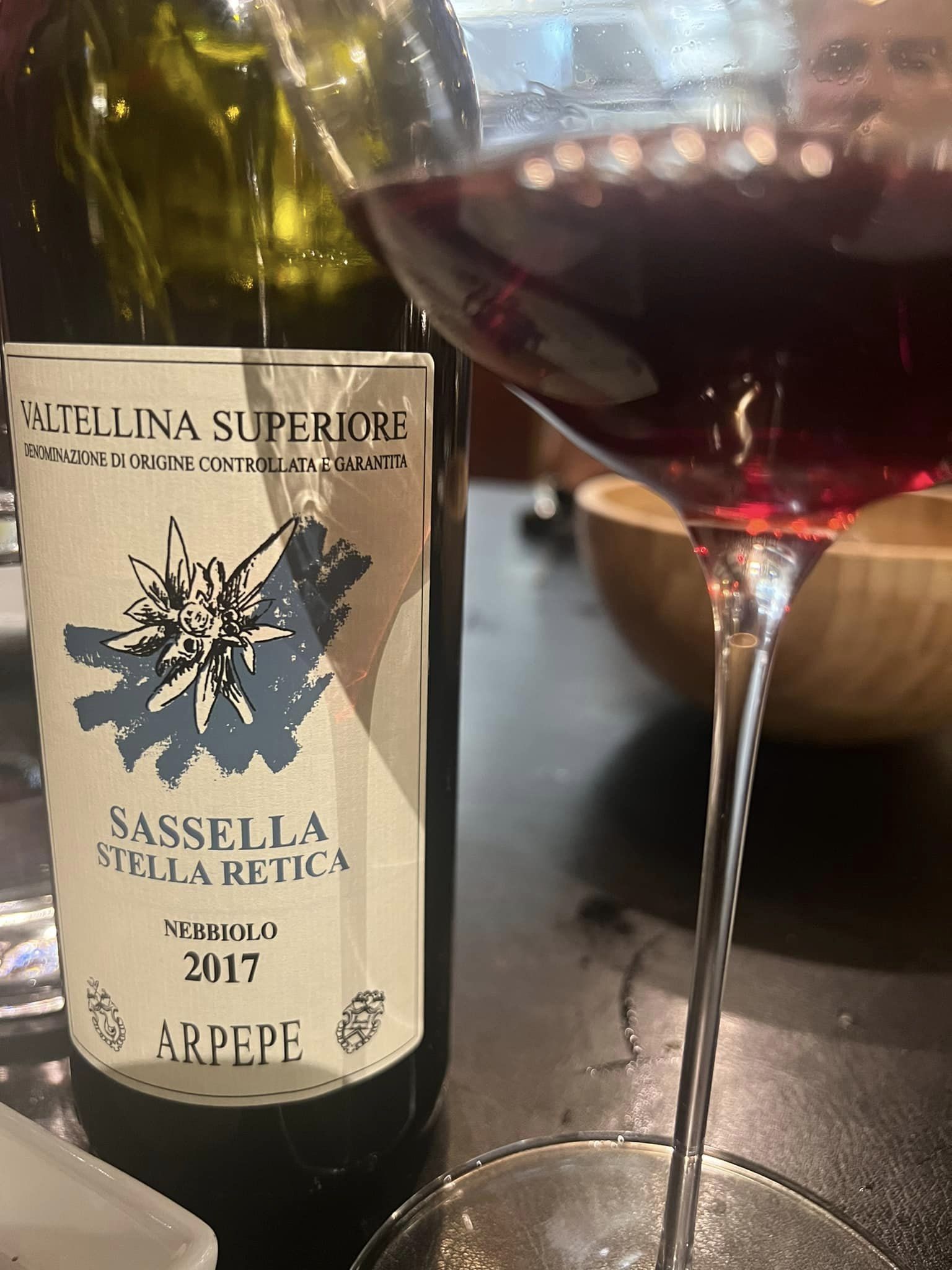 Il Nebbiolo della Valtellina di Arpepe