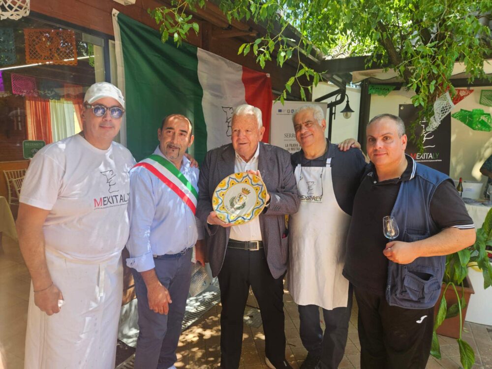 il console messicano con gli chef e Gioi Capozzi