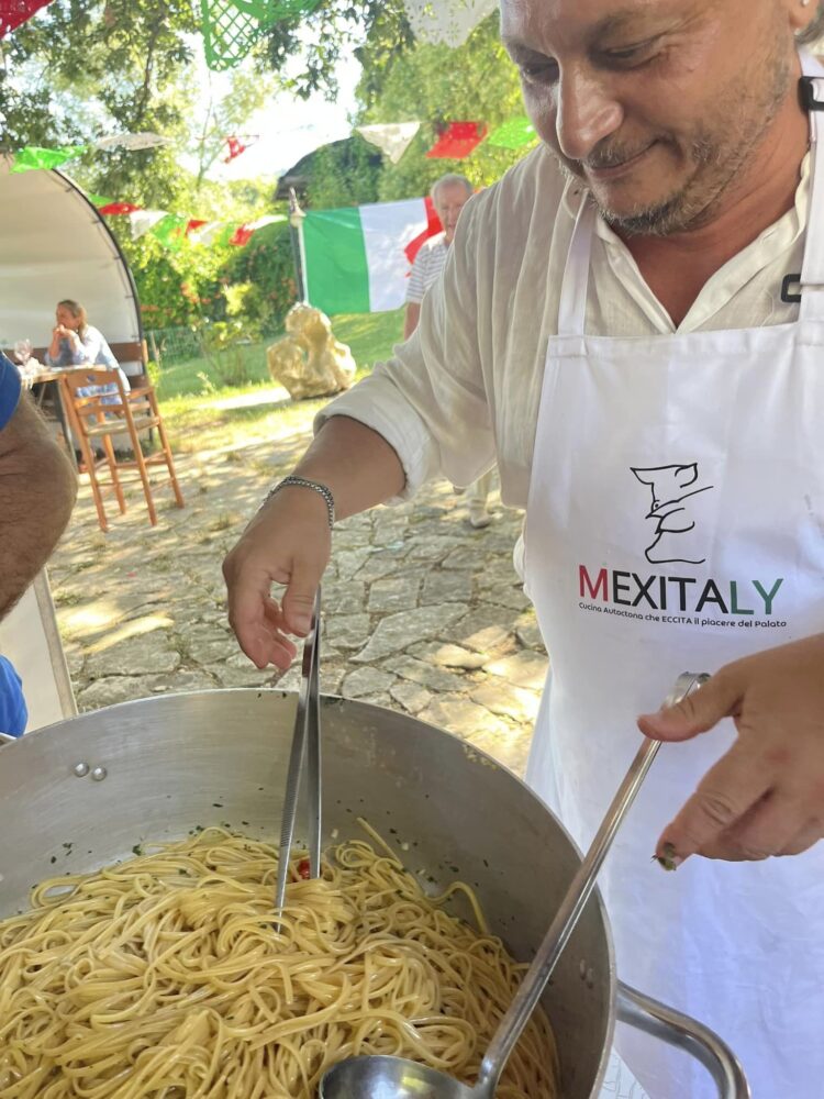 spaghetto a concludere con lo chef Manzo Carmine