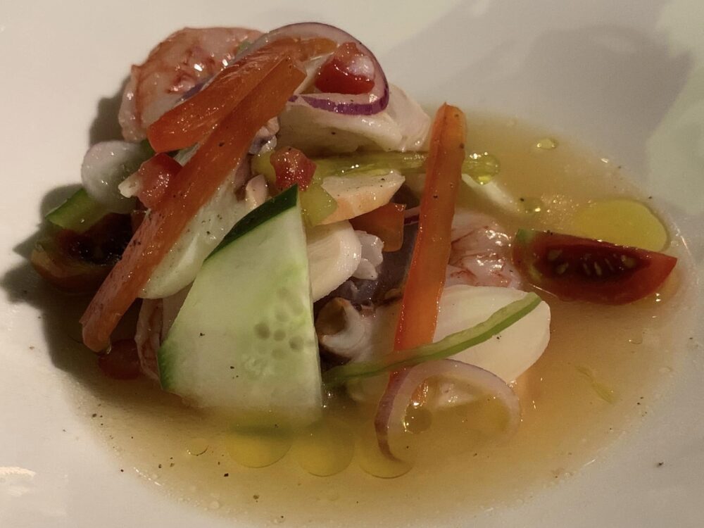 Locanda Le tre sorelle, ceviche