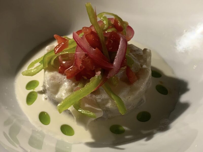 Il Veliero ad Acciaroli, ceviche in versione mediterranea