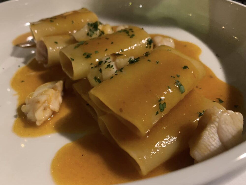 Locanda Le tre sorelle, paccheri al ragù di cernia