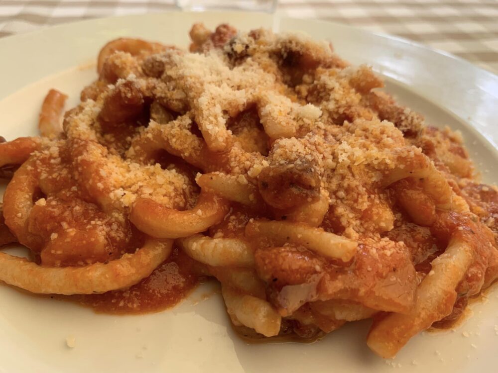 Zi' Titta a Capranica, amatriciana