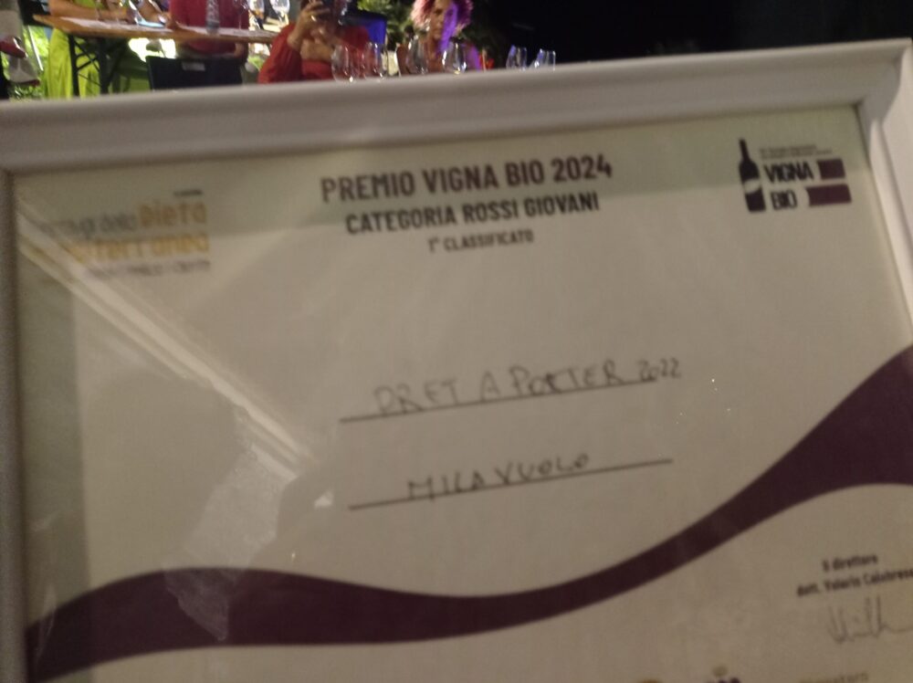 Festival della Dieta Mediterranea Premio al Prèt à Pòrter Mila Vuolo