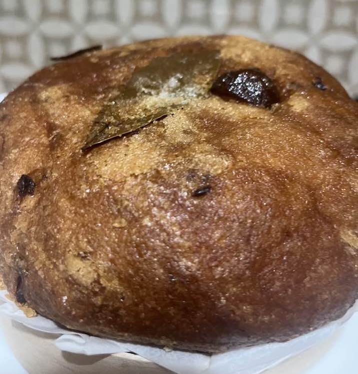 Il panforte cilentano della pasticceria la Ruota - il colore del fico impaccato