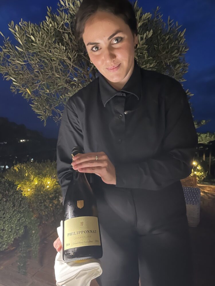 Il servizio del vino con Giusy Fabiano