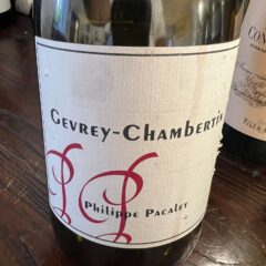 Gevrey Chambertin Appellation Controlee 2017 Philippe Pacalet