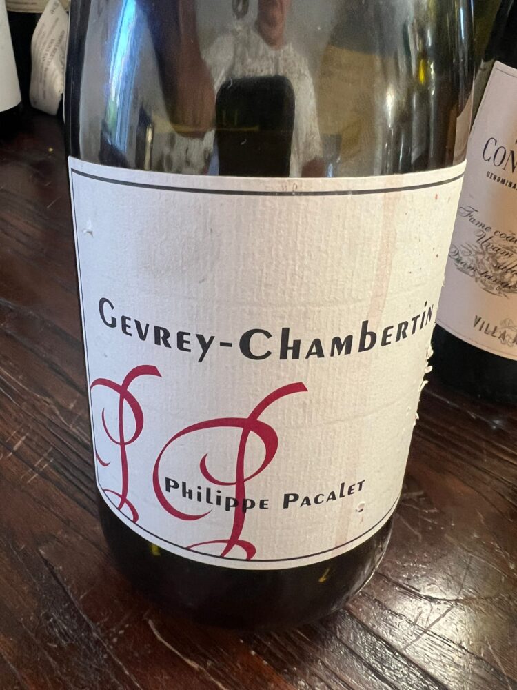 Gevrey Chambertin Appellation Controlee 2017 Philippe Pacalet