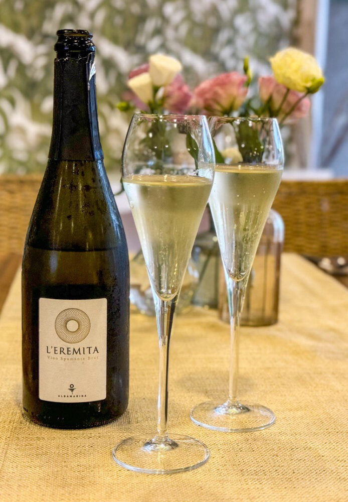 Eremita vino spumante brut Albamarina - Ristorante Don Peppe, Piano di Sorrento