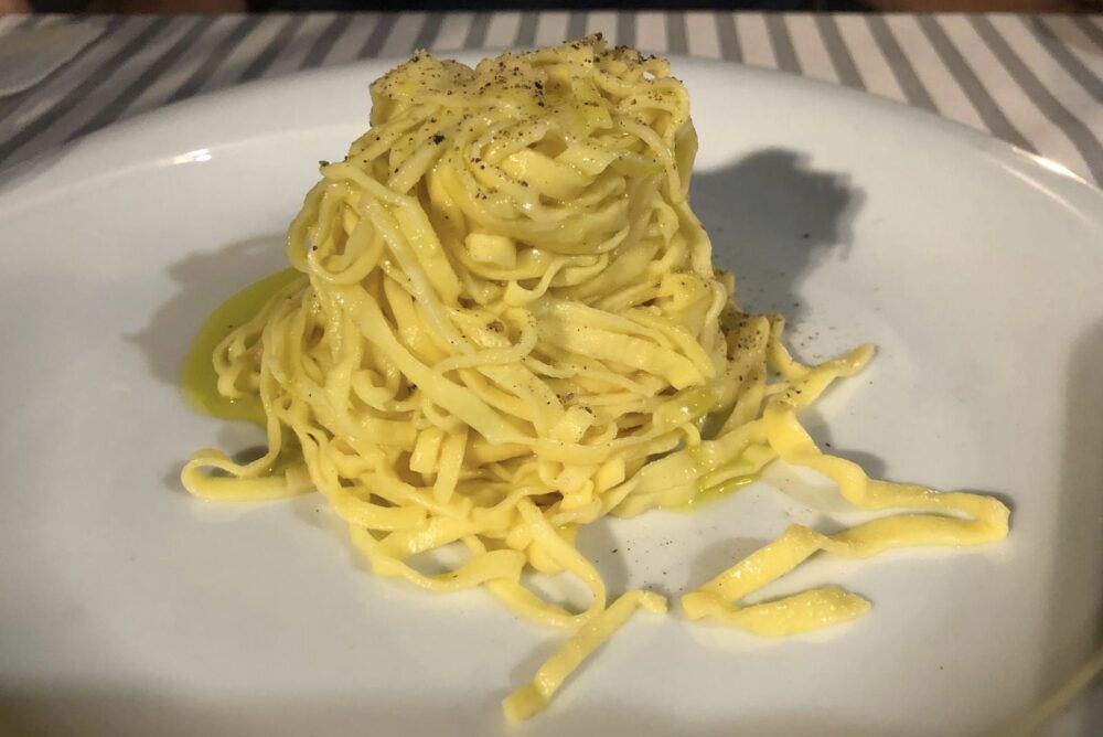 I tagliolini in purezza di Maddalena