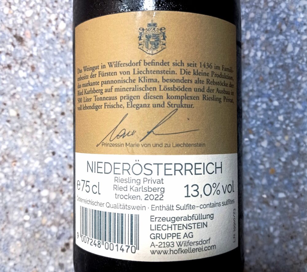 Ried Karlsberg Riesling Privat 2022